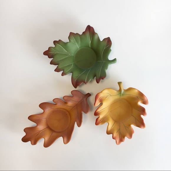 PartyLite Other - Whispering Leaves Leaf Tealight Candle Holders